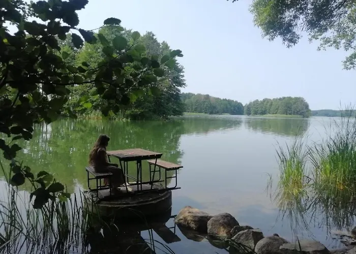 Chalet Pensjonacik W Zaciszu Nad Jeziorem Z Sauna *